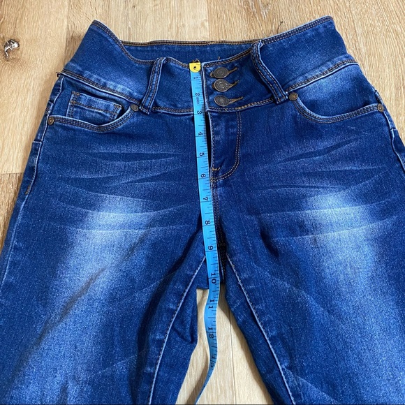 High Waisted Stretch Skinny Jeans by Bamboo Jeans. - Picture 14 of 16